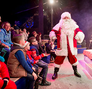 Enjoy the all-new Santa show during your visit to Winter Wonderland at SnowDome