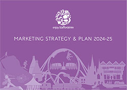 Front cover of Enjoy Staffordshire marketing strategy, click to download PDF copy of document