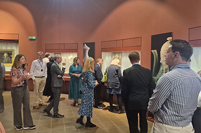 VisitEngland's Advisory Board Chair and members Staffordshire & Stoke-on-Trent LVEP tour the V&A Collection at World of Wedgwood, Stoke-on-Trent, Staffordshire.