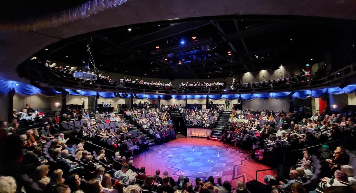 Image of the interior of the New Vic Theatre