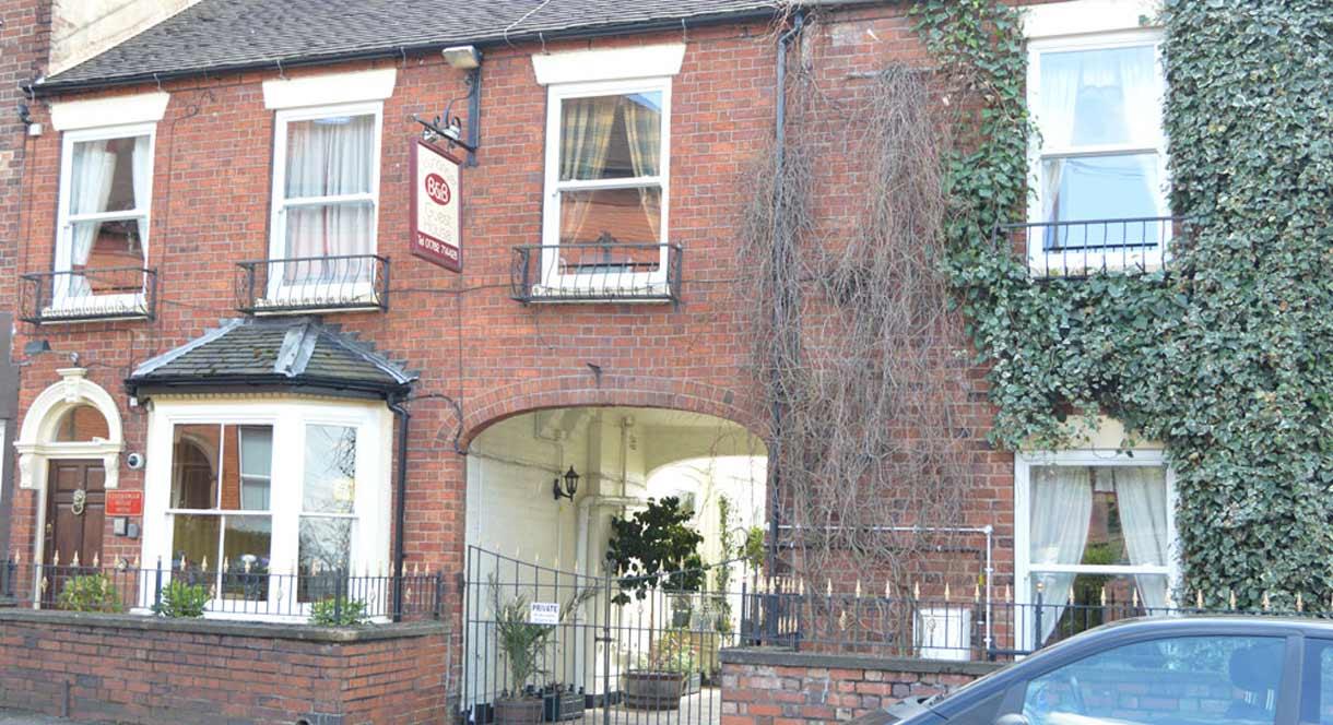 Front view of the Clayhanger Guest House