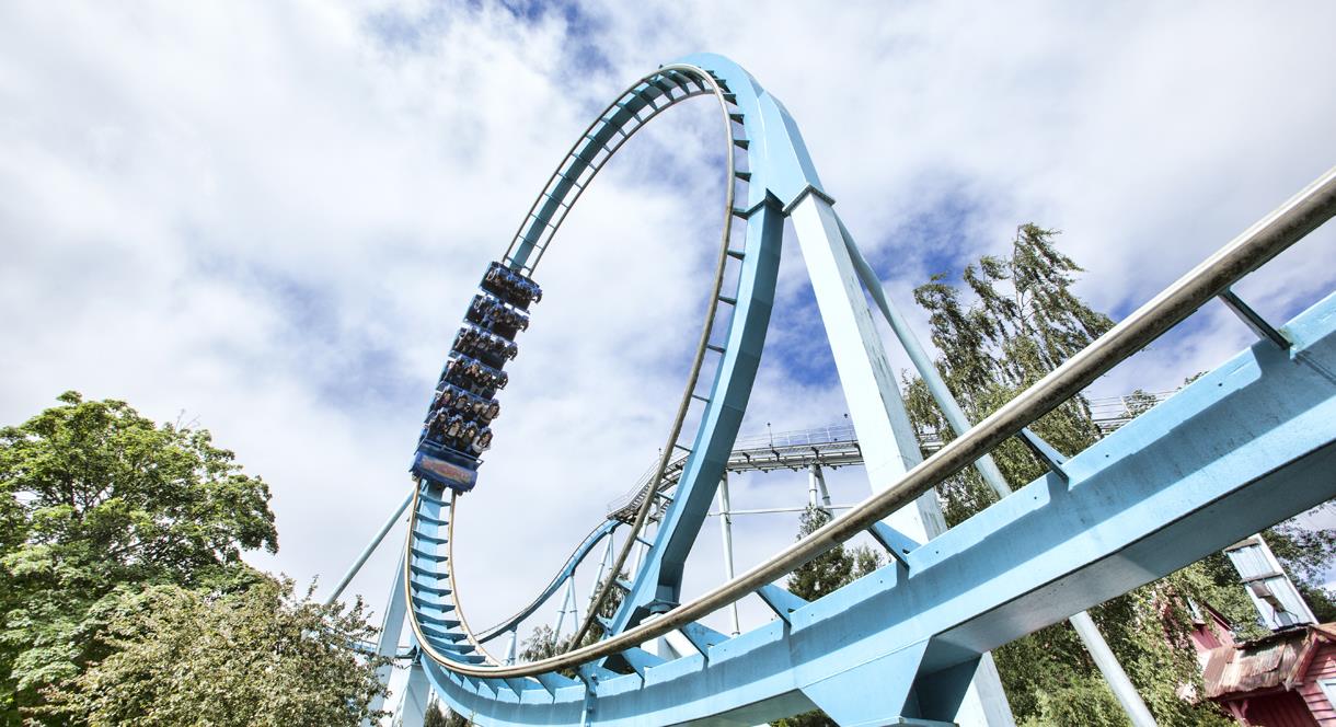 Shockwave rollercoaster, Drayton Manor Resort, Staffordshire