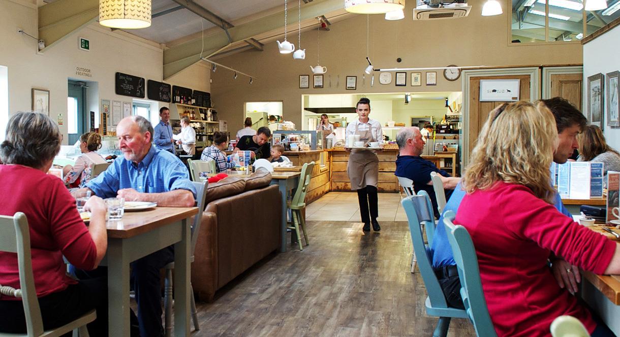 Enjoy the atmosphere is this popular tea room