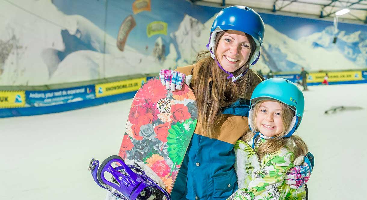 Skiing at SnowDome