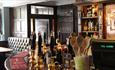 The bar area