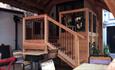 Outside decking area