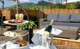 Al Fresco dining at the  3 shoes