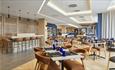 graphic shows the bar area